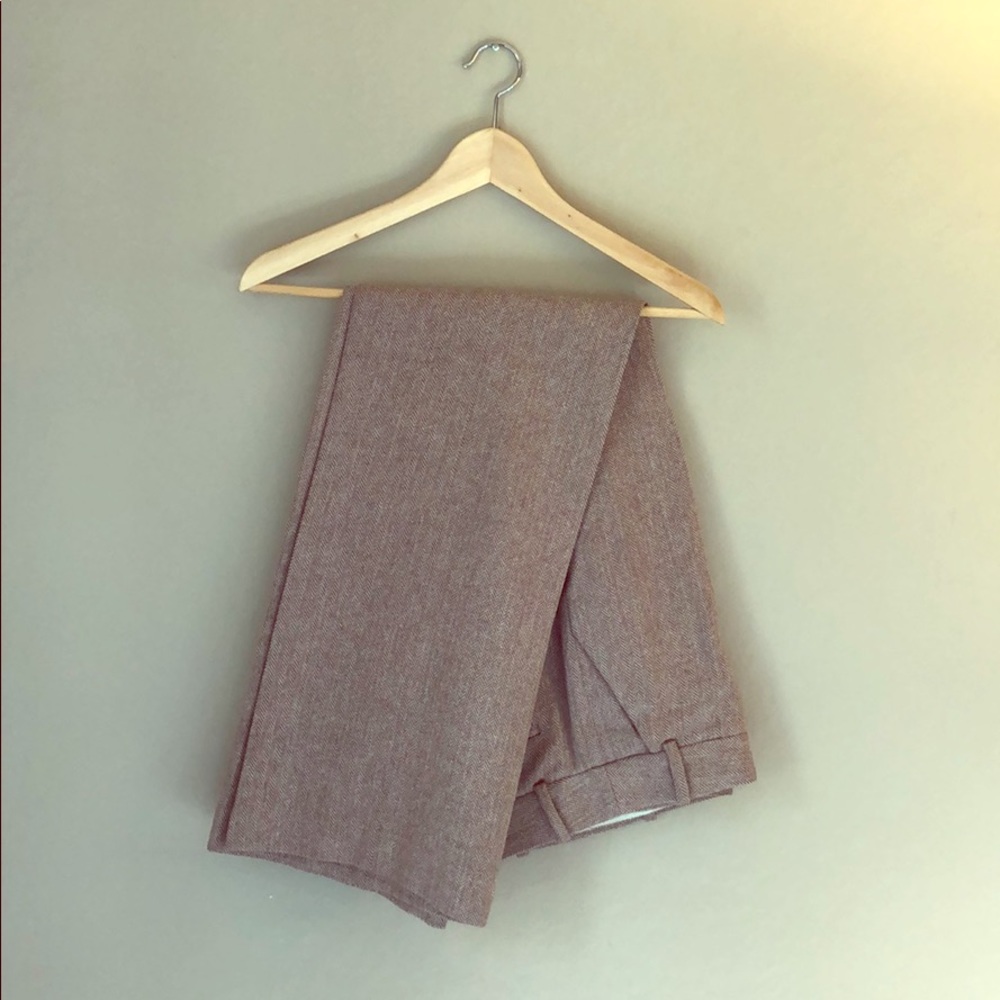 J. Crew Herringbone Wide Leg Pant